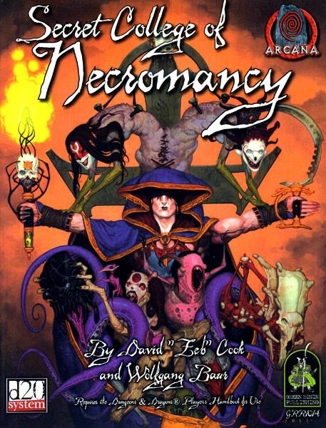 RPG USA D20 SYSTEM SECRET COLLEGE OF NECROMANCY | 978097143802651995 | VARIOS AUTORES | Universal Cómics