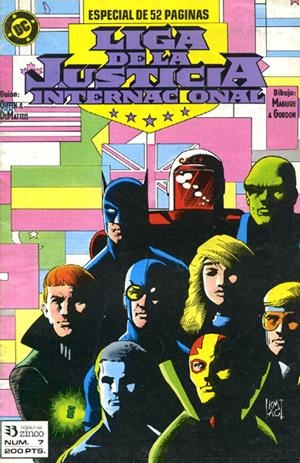 LIGA DE LA JUSTICIA DE AMERICA # 07 | 11991 | J M DE MATTEIS - KEITH GIFFEN - KEVIN MAGUIRE - AL GORDON