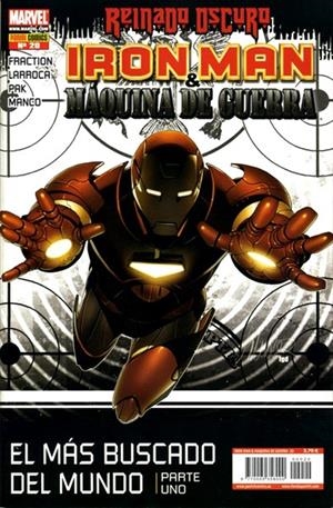 IRON MAN # 20 MÁQUINA DE GUERRA | 977000535800000020 | MATT FRACTION - GREG PAK - SALVADOR LARROCA - LEONARDO MANCO | Universal Cómics