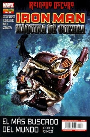 IRON MAN # 24 MÁQUINA DE GUERRA | 977000535800000024 | MATT FRACTION - GREG PAK - SALVADOR LARROCA - LEONARDO MANCO | Universal Cómics