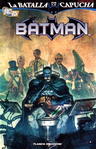 BATMAN LA BATALLA POR LA CAPUCHA COMPENDIO | 9788467490015 | CHRIS YOST - DAVID HINE - FABIAN NICIEZA - DON KRAMER - JIM CALAFIORE - PABLO RAIMONDI - TOM MANDRAK | Universal Cómics