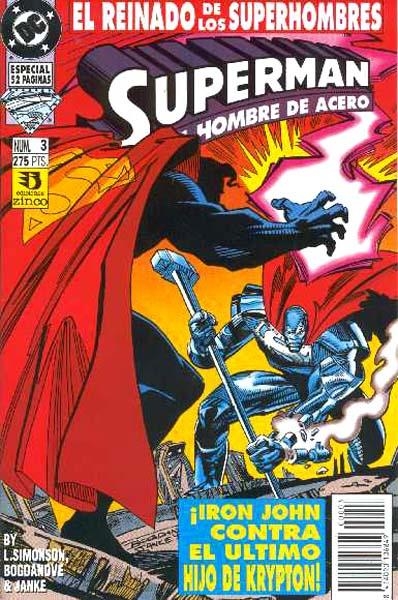 SUPERMAN EL HOMBRE DE ACERO # 03 | 841409010684900003 | JACKSON GUICE - DENIS RODIER - ROGER STERN - JOHN BOGDANOVE - LOUISE SIMONSON. | Universal Cómics