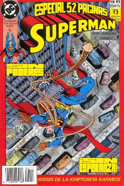 SUPERMAN VOLUMEN I # 111 | 841409010418000111 | JERRY ORDWAY - DENNIS JANKE - DAN JURGENS - ART THIBERT | Universal Cómics
