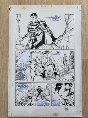 ORIGINAL PASQUAL FERRY ACTION COMICS #793 FIRMADO | 82798 | PASQUAL FERRY | Universal Cómics