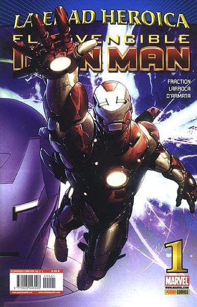 INVENCIBLE IRON MAN VOL 2 # 001 | 977000544300300001 | MATT FRACTION - SALVADOR LARROCA | Universal Cómics