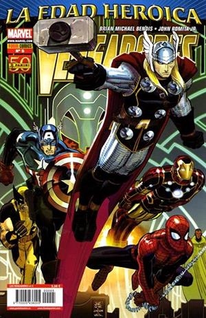 VENGADORES VOL 4 # 005 LA EDAD HEROICA | 977000543600500005 | BRIAN MICHAEL BENDIS - JOHN ROMITA JR.