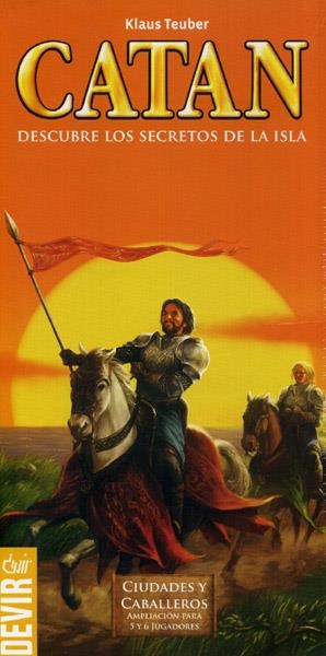 CATAN JUEGO DE TABLERO CIUDADES Y CABALLEROS AMPLIACION  5 Y 6 JUGADORES | 8436017220520 | KLAUS TEUBER