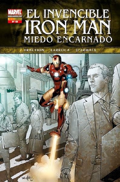 INVENCIBLE IRON MAN VOL 2 # 013 MIEDO ENCARNADO | 977000544300300013 | MATT FRACTION - SALVADOR LARROCA | Universal Cómics