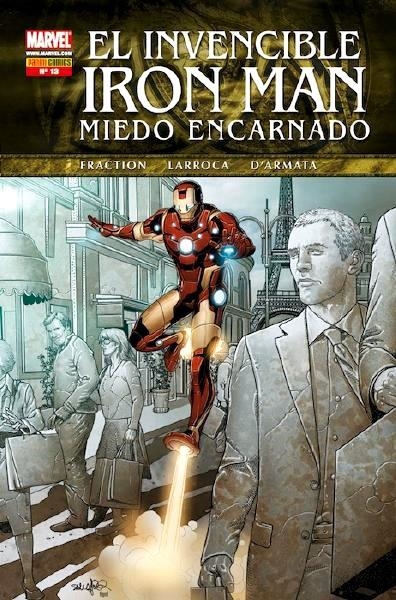 INVENCIBLE IRON MAN VOL 2 # 013 MIEDO ENCARNADO | 977000544300300013 | MATT FRACTION - SALVADOR LARROCA