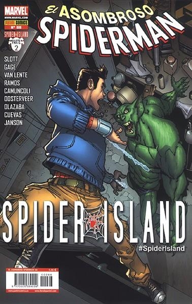 SPIDERMAN VOL 2 # 066 ASOMBROSO, SPIDER ISLAND PARTE II | 977000533900900066 | DAN SLOTT - CHRISTOS CAGE - FRED VAN LENTE - HUMBERTO RAMOS - GIUSEPPE CAMUNCOLI | Universal Cómics