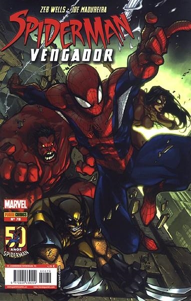 SPIDERMAN VOL 2 # 070 VENGADOR | 977000533900900070 | ZEB WELLS - JOE MADUREIRA | Universal Cómics
