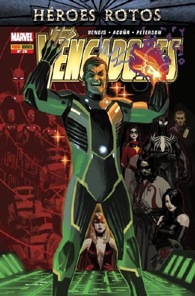 VENGADORES VOL 4 # 020 HÉROES ROTOS | 977000543600500020 | BRIAN MICHAEL BENDIS - DANIEL ACUÑA - BRANDON PETERSON