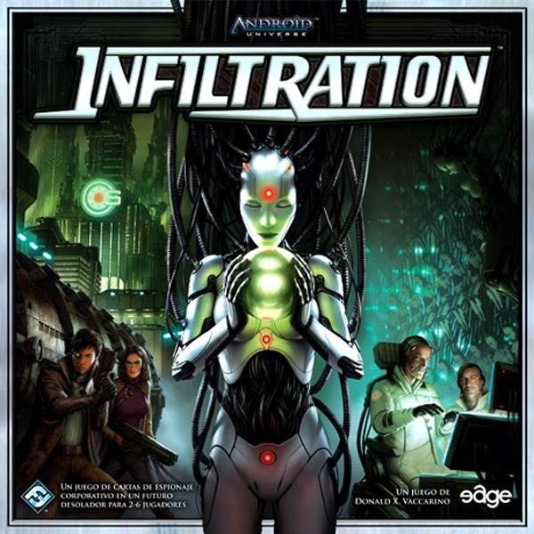 ANDROID INFILTRATION JUEGO DE CARTAS | 9781616613969 | DONALD X. VACCARINO | Universal Cómics