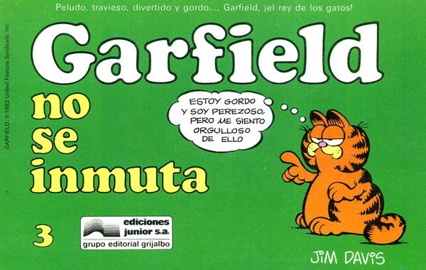 GARFIELD # 03 NO SE INMUTA | 101445 | JIM DAVIS | Universal Cómics