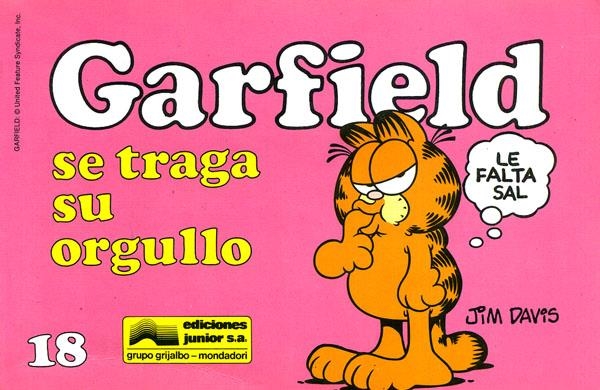 GARFIELD # 18 SE TRAGA SU ORGULLO | 9788474196702 | JIM DAVIS | Universal Cómics