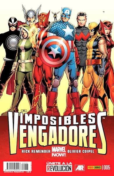 IMPOSIBLES VENGADORES # 05 MARVEL NOW ! | 977000546900300005 | RICK REMENDER - OLIVIER COIPEL