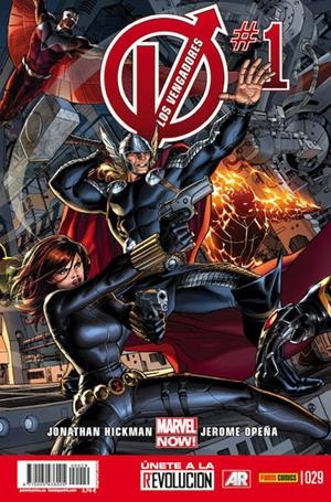 VENGADORES VOL 4 # 029 MARVEL NOW ! | 977000543600500029 | JONATHAN HICKMAN - JEROME OPEÑA