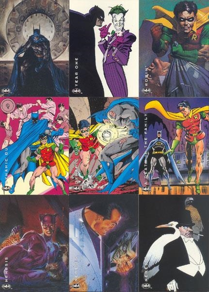 DC BATMAN SAGA OF THE DARK KNIGHT 1994 COMPLETE CARD SET | 103043 | DAVE DORMAN -  JOHN BOLTON - KYLE BAKER - MIKE MIGNOLA - MATT WAGNER - BARRY KITSON - GRAHAM NOLAN -