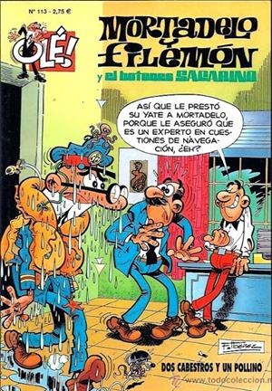 OLE MORTADELO # 113 DOS CABESTROS Y UN POLLINO | 103534 | FRANCISCO IBAÑEZ | Universal Cómics