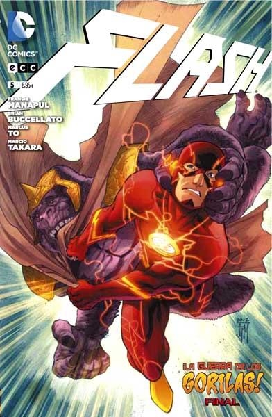FLASH # 05 LA GUERRA DE LOS GORILAS FINAL | 9788415925347 | BRIAN BUCCELLATO - FRANCIS MANAPUL - MARCIO TAKARA - MARCUS TO