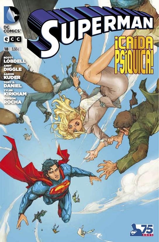 SUPERMAN # 18 CAÍDA PSíQUICA | 9788415925620 | ANDY DIGGLE - SCOTT LOBDELL - AARON KUDER - ROBSON ROCHA - TONY S. DANIEL - TYLER KIRKHAM