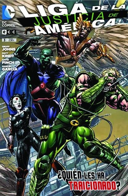 LIGA DE LA JUSTICIA DE AMÉRICA # 03 | 9788415925705 | MATT KINDT - GEOFF JOHNS - DAVID FINCH - MANUEL GARCIA