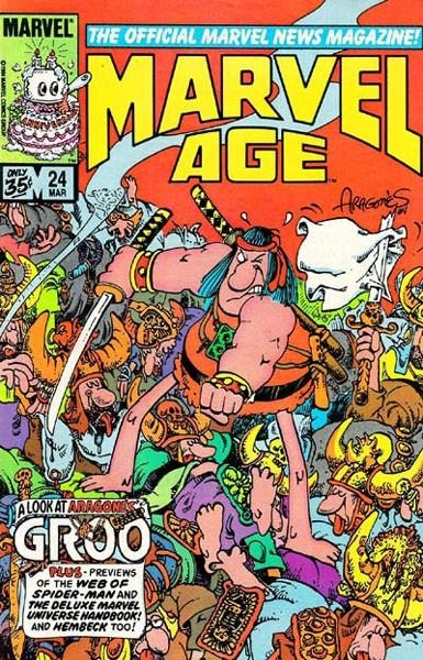 USA MARVEL AGE # 024 | 105253 | JIM SHOOTER - SERGIO ARAGONES