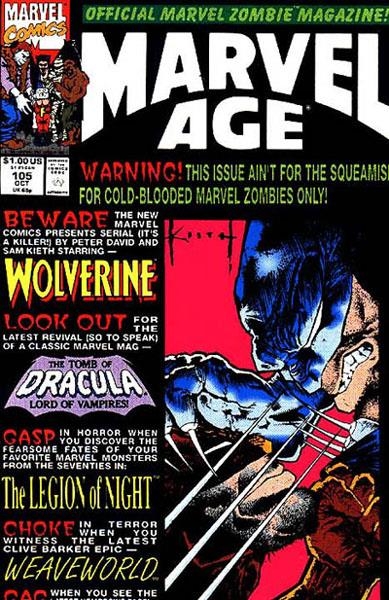 USA MARVEL AGE # 105 | 105334 | TOM DE FALCO - SAM KIETH