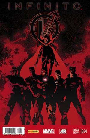 NUEVOS VENGADORES VOL 2 # 34 INFINITO | 977000543900600034 | JONATHAN HICKMAN - MIKE DEODATO