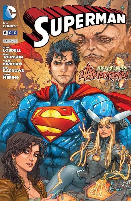 SUPERMAN # 23 PSICOGUERRA, ANARQUÍA | 9788416070053 | EDDY BARROWS - JESÚS MERINO - MIKE JOHNSON - SCOTT LOBDELL - TYLER KIRKHAM | Universal Cómics