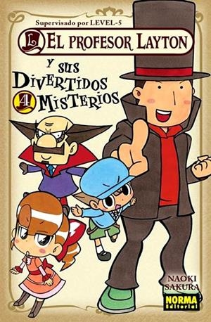 EL PROFESOR LAYTON Y SUS DIVERTIDOS MISTERIOS # 04 | 9788467914511 | NAOKI SAKURA | Universal Cómics