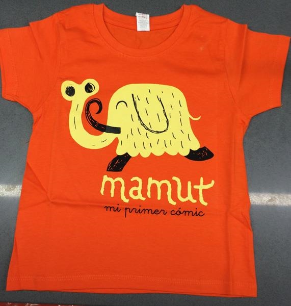 CAMISETA INFANTIL MAMUT NARANJA 5/6 AÑOS | 109570 | Universal Cómics