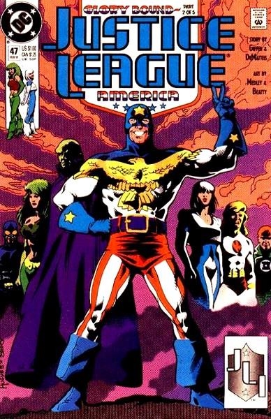 USA JUSTICE LEAGUE AMERICA # 047 | 110590 | KEITH GIFFEN - J.M. DeMATTEIS - VARIOS ARTISTAS