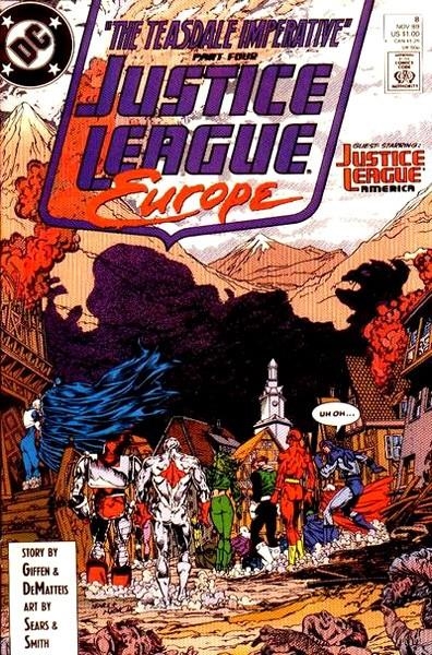 USA JUSTICE LEAGUE EUROPE # 08 | 110667 | KIETH GIFFEN - J.M. DeMATTEIS - BART SEARS | Universal Cómics