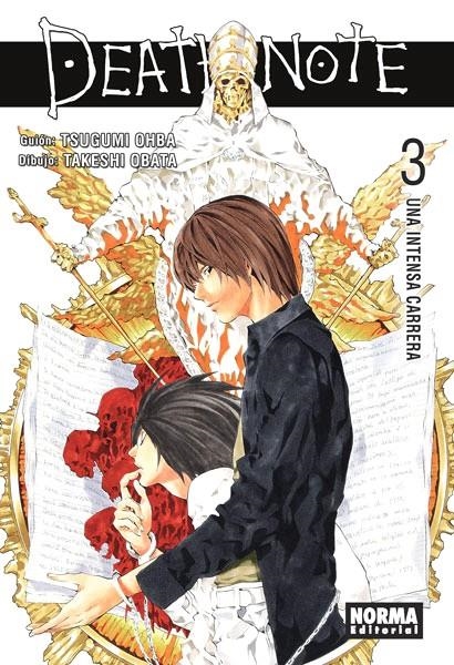 DEATH NOTE # 03 UNA INTENSA CARRERA | 9788467917260 | TAKESHI OBATA - TSUGUMI OHBA