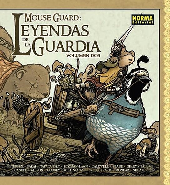 MOUSE GUARD LEYENDAS DE LA GUARDIA # 02 | 9788467917826 | DAVID PETERSEN - TED NAIFEH - TERRY MOORE - GENE HA - GUY DAVIS | Universal Cómics