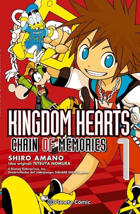 KINGDOM HEARTS CHAIN OF MEMORIES NUEVA EDICIÓN # 01 | 9788416244614 | SHNIRO AMANO - TETSUYA NOMURA