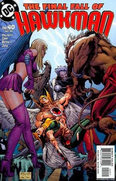 USA HAWKMAN VOL 4 # 40 | 76194123109904011 | JIMMY PALMIOTTY - JUSTIN GRAY - ED BENNETT | Universal Cómics