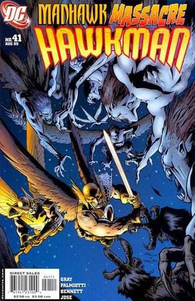 USA HAWKMAN VOL 4 # 41 | 76194123109904111 | JIMMY PALMIOTTY - JUSTIN GRAY - ED BENNETT