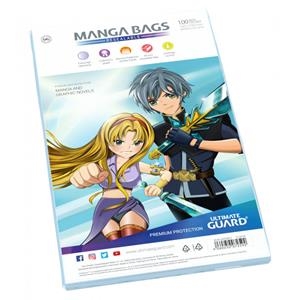 BOLSAS PARA COMIC TAMAÑO MANGA ULTIMATE GUARD CIERRE FACIL | 4260250072592 | ULTIMATE GUARD | Universal Cómics
