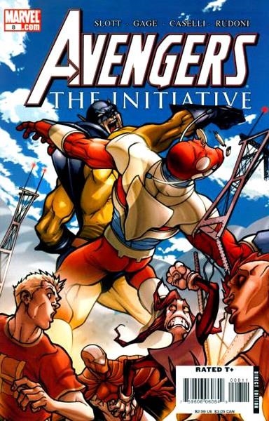 USA AVENGERS THE INITIATIVE # 08 | 75960606084900811 | DAN SLOTT - CHRISTOS CAGE - STEFANO CASELLI