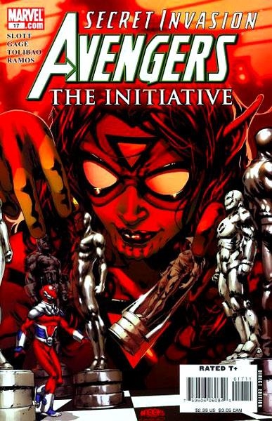 USA AVENGERS THE INITIATIVE # 17 | 75960606084901711 | DAN SLOTT - CHRISTOS CAGE - HARVEY TOLIBAO