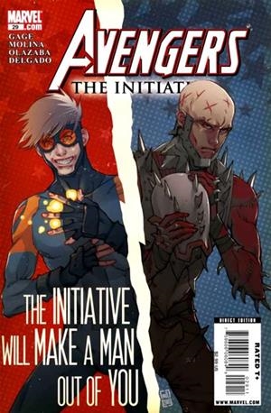 USA AVENGERS THE INITIATIVE # 29 | 75960606084902911 | CHRISTOS CAGE - JORGE MOLINA | Universal Cómics