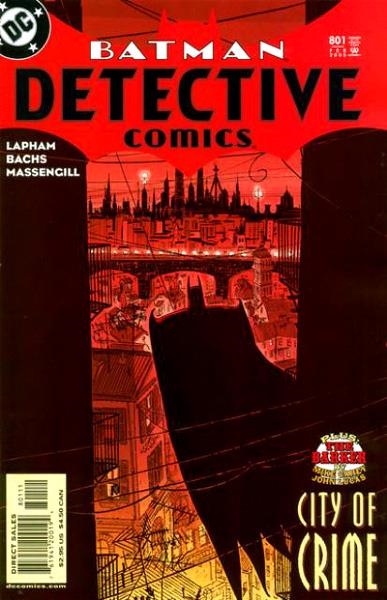 USA BATMAN DETECTIVE COMICS # 801 | 76194120019480111 | DAVID LAPHAM - RAMON F. BACHS | Universal Cómics