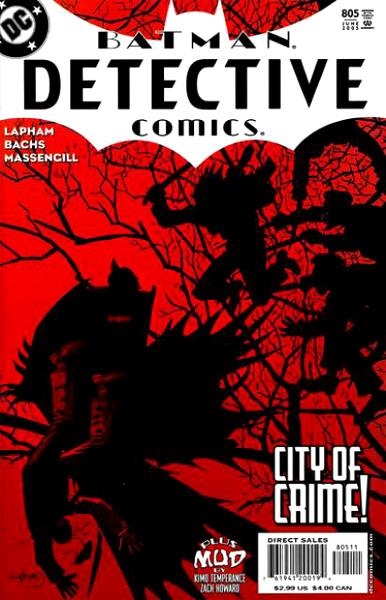 USA BATMAN DETECTIVE COMICS # 805 | 76194120019480511 | DAVID LAPHAM - RAMON F. BACHS | Universal Cómics