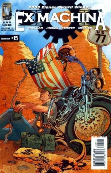 USA EX MACHINA # 15 | 76194123792301511 | BRIAN K. VAUGHAN - TONY HARRIS | Universal Cómics