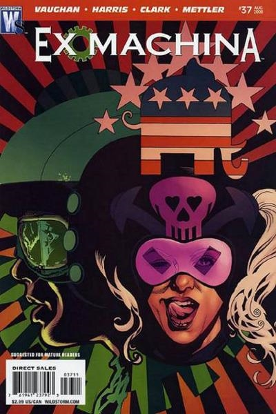 USA EX MACHINA # 37 | 76194123792303711 | BRIAN K. VAUGHAN - TONY HARRIS