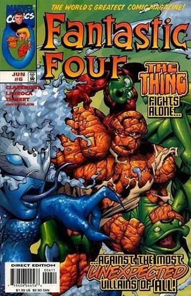 USA FANTASTIC FOUR VOLUME 3 # 006 | 75960604456600611 | CHRIS CLAREMONT - SALVADOR LARROCA - ART THIBERT | Universal Cómics