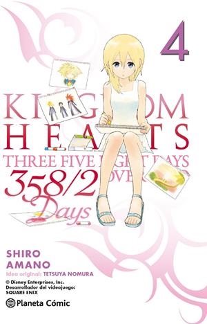 KINGDOM HEARTS 358/2 DAYS # 04 | 9788416308897 | SHNIRO AMANO | Universal Cómics