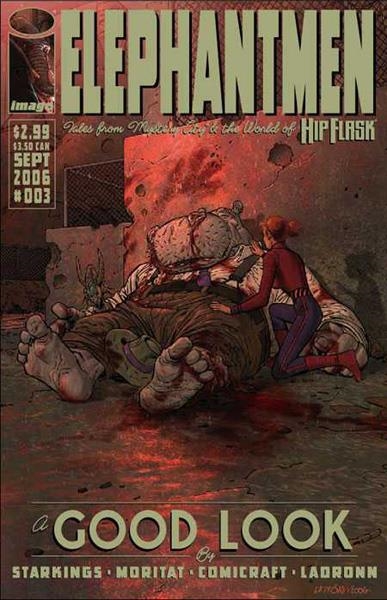 USA HIP FLASK ELEPHANTMEN # 03 | 70985300403500311 | RICHARD STARKINGS - COMICRAFT - JOSE LADRONN